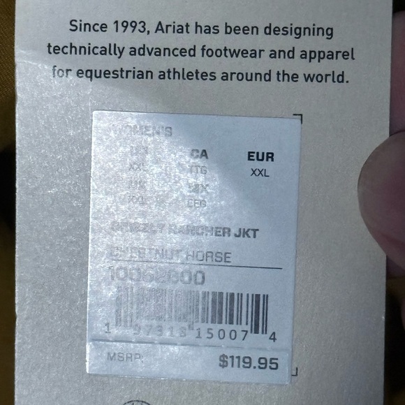 Ariat Grizzly Rancher concealed carry jacket women's XXL New!🔥 - Picture 11 of 12